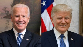 Joe Biden and Donald Trump